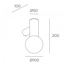 Aplique Led Single Crom