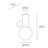 Aplique Led Single Crom