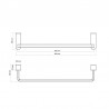 TOWEL RACK 30cm
