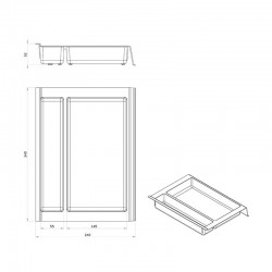 DOUBLE ORGANISER