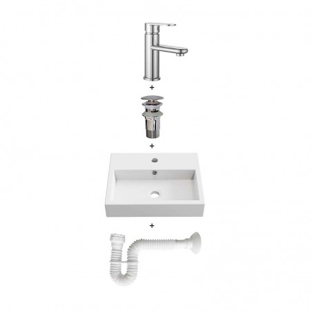 Ensemble lavabo + accessoires
