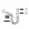 Mouldable siphon
