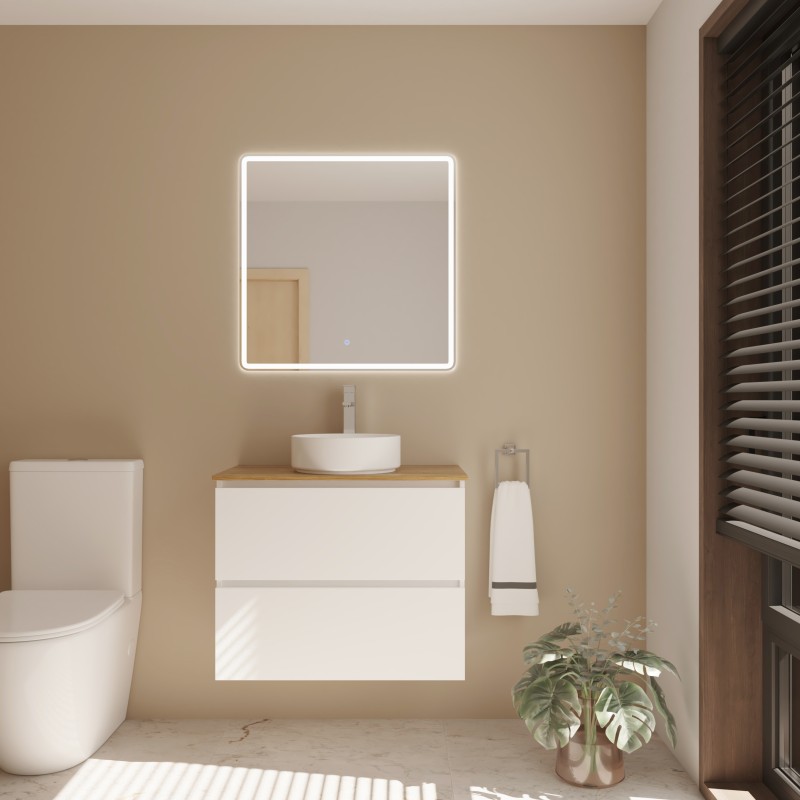 Modulaire avec lavabo circulaire
