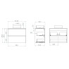 Modulaire avec lavabo circulaire