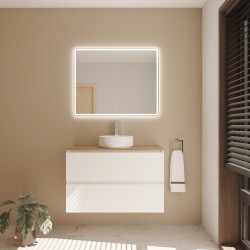 Modulaire avec lavabo circulaire