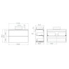Modulaire avec lavabo circulaire