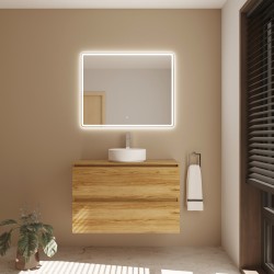Modulaire avec lavabo circulaire