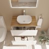 Modulaire avec lavabo Ovale