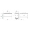 Modulaire avec lavabo Ovale