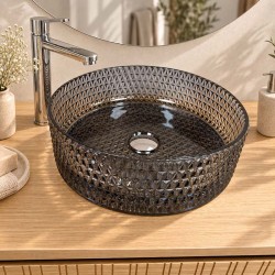 Lavabo PRISMA de cristal