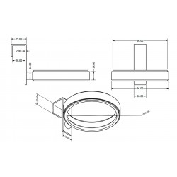 Soporte secador pelo Vitto